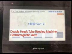 डबल हेड्स ट्यूब बेंडिंग मशीन इलेक्ट्रोमैग्नेटिक वाल्व