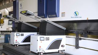 बिक्री के लिए टेंडेम प्रेस ब्रेक मशीन 450 टन 6000 मिमी