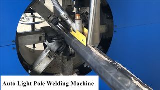 स्ट्रीट लाइट पोल वेल्डिंग मशीन पिरामिड पोल और अष्टकोण पोल वेल्डिंग मशीन पोल वेल्डिंग मशीन